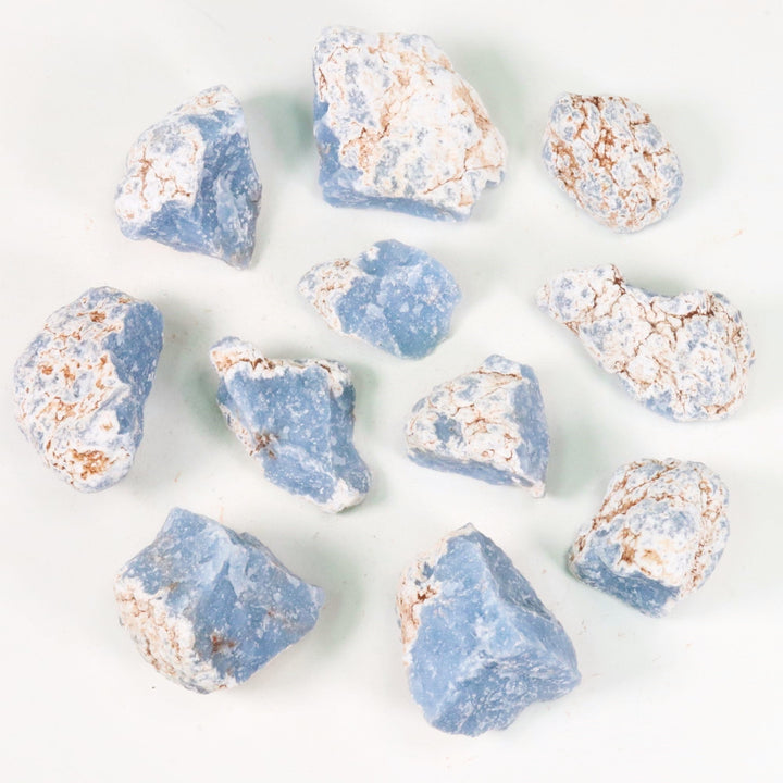 Angelite Rough Crystals | Communication & Spiritual Awareness