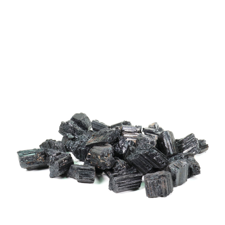 Black Tourmaline Rough Crystals | Grounding & Protection